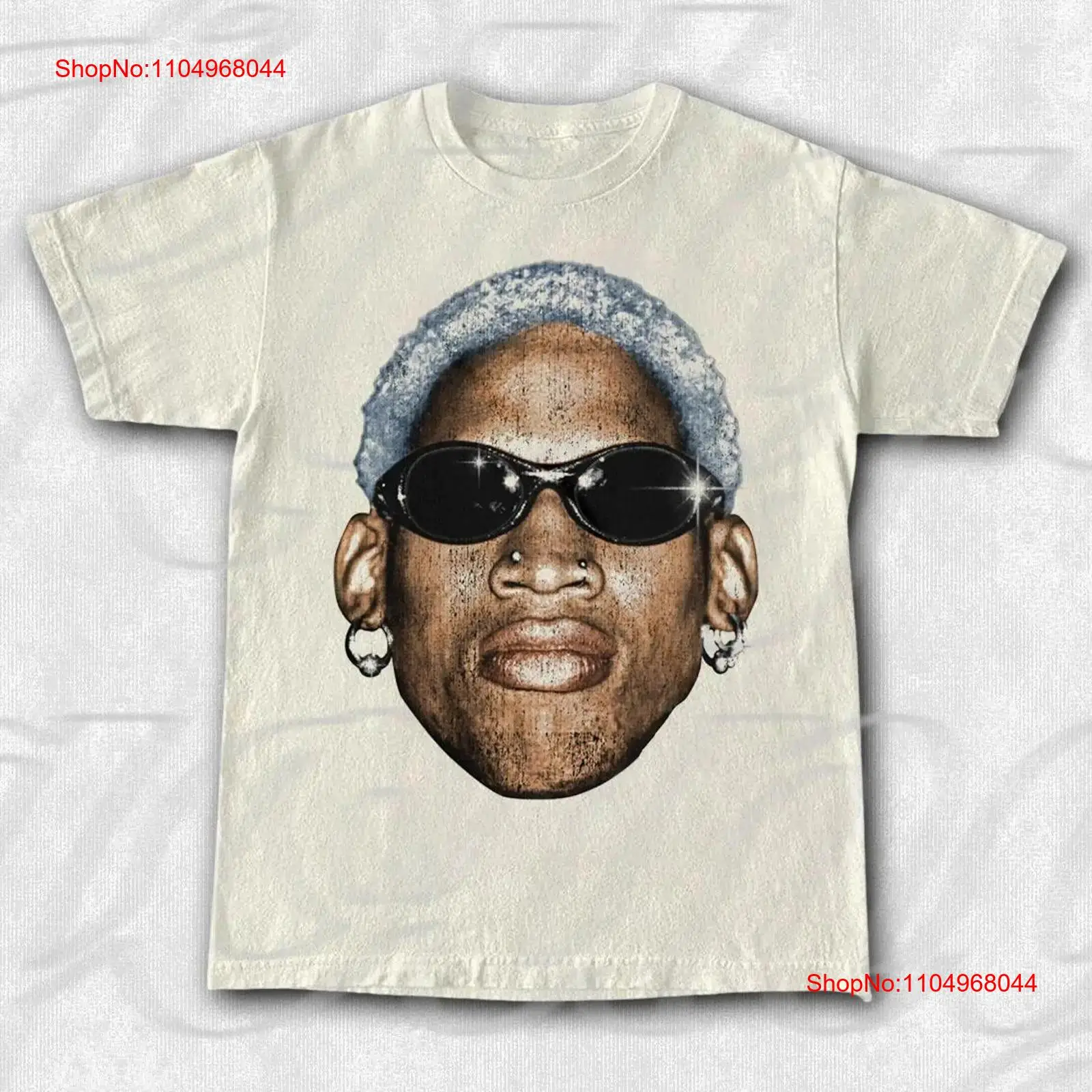 Face Wash Mens - Limited Rodman Big Face Vintage T