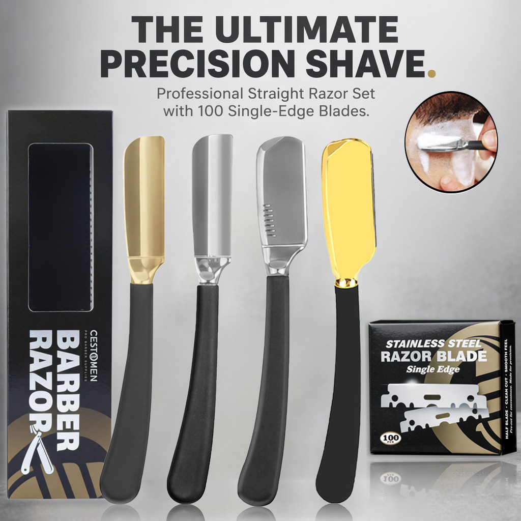 Men'S Face Grooming - Professional Men Beard Straight Razor Holder
