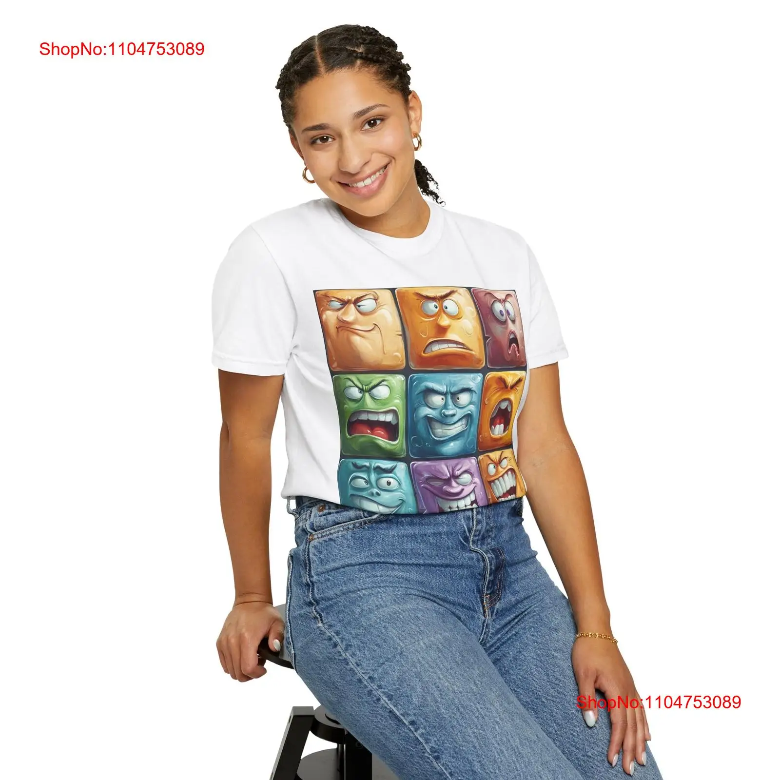 Face Wash Mens - Funny Emotion Faces T shirt for