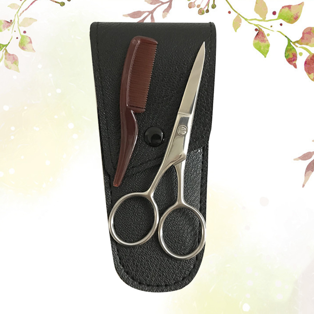 Men'S Grooming Makeup - 1Set Eyebrow Trimmer Stainless Steel Cutting