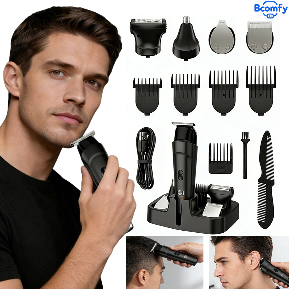 Men'S Grooming Haircut - Electric Hair Trimmer Clipper for Men