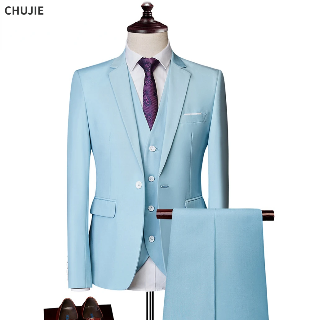 Men Grooming Outfit - Wedding Suits For Men Elegant Blazers