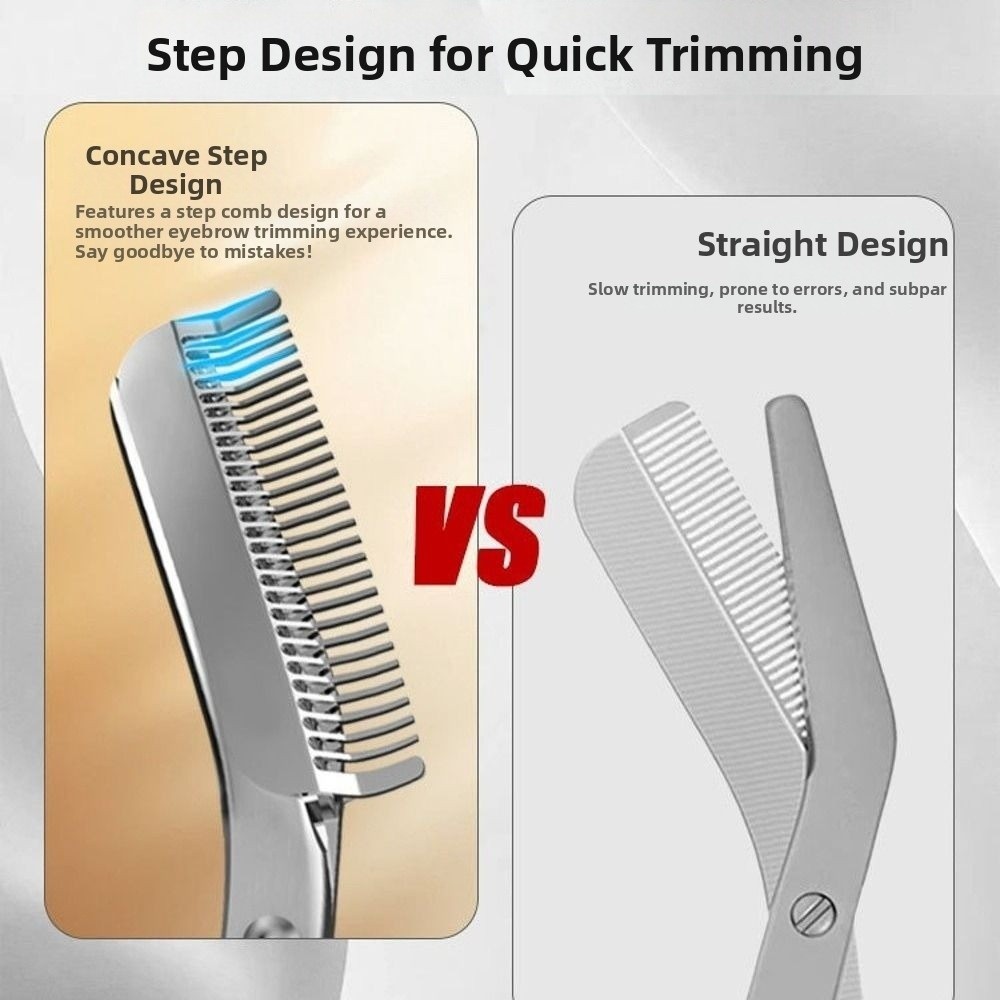 Stainless Steel Eyebrow Scisso - Men'S Grooming Makeup reseña y precio