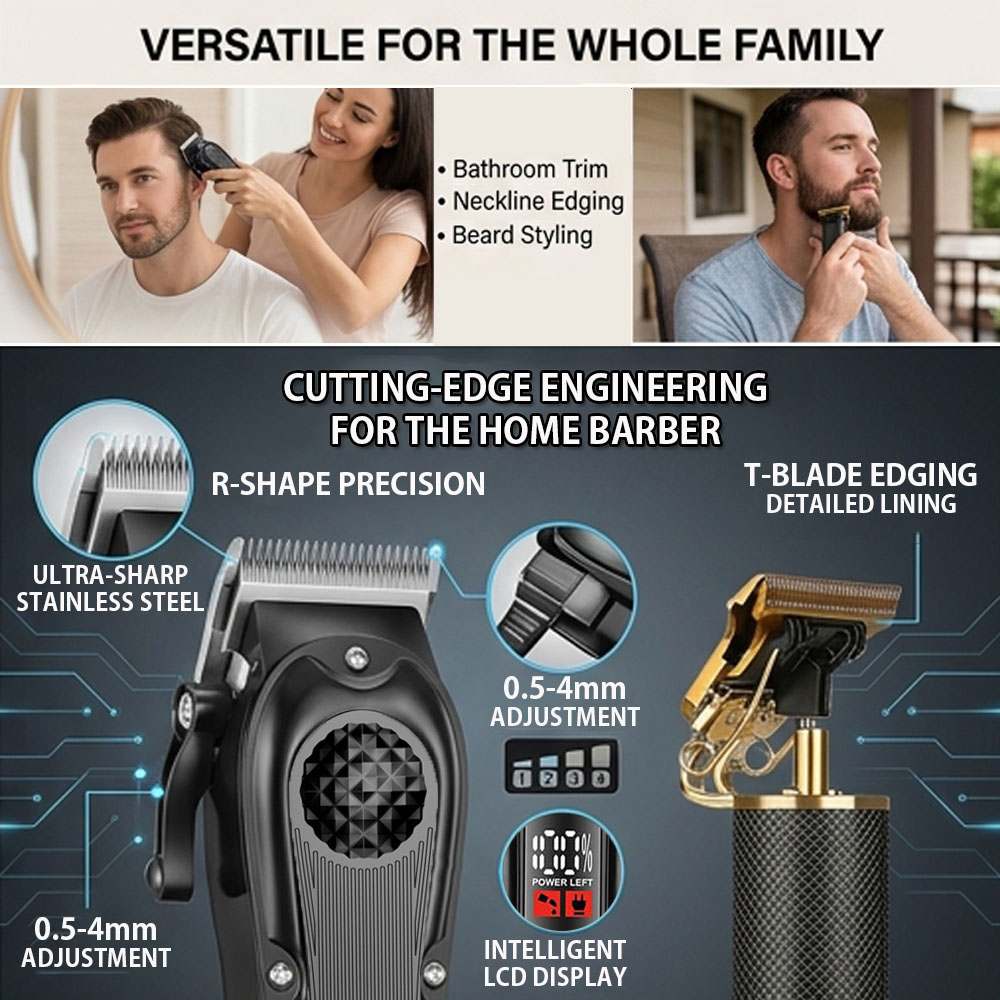 Professional Hair Clippers wit - Men'S Grooming Haircut reseña y precio
