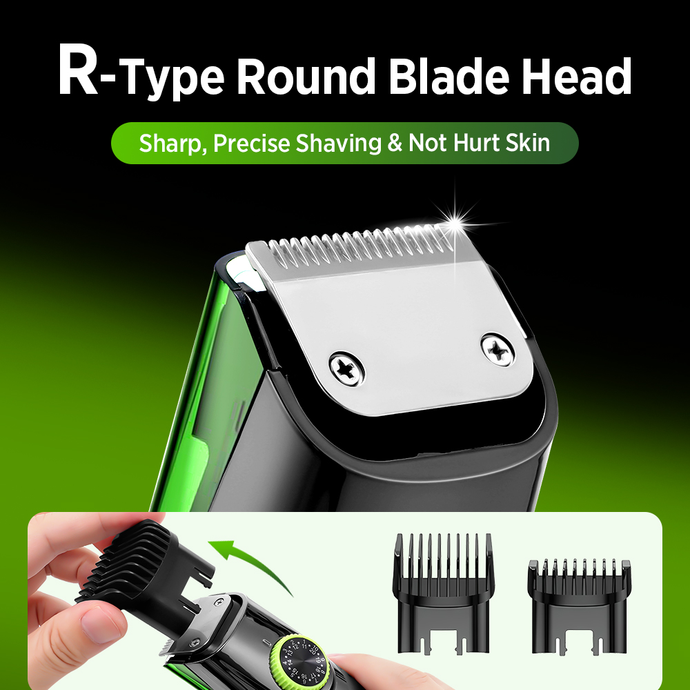 Cordless Men Beard Trimmer Ele - Men'S Grooming Haircut reseña y precio