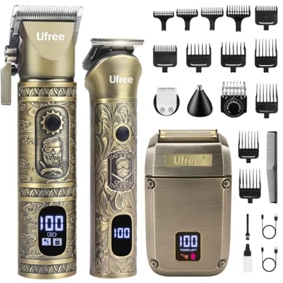 Cordless Electric Hair Trimmer - Men Grooming Home reseña y precio