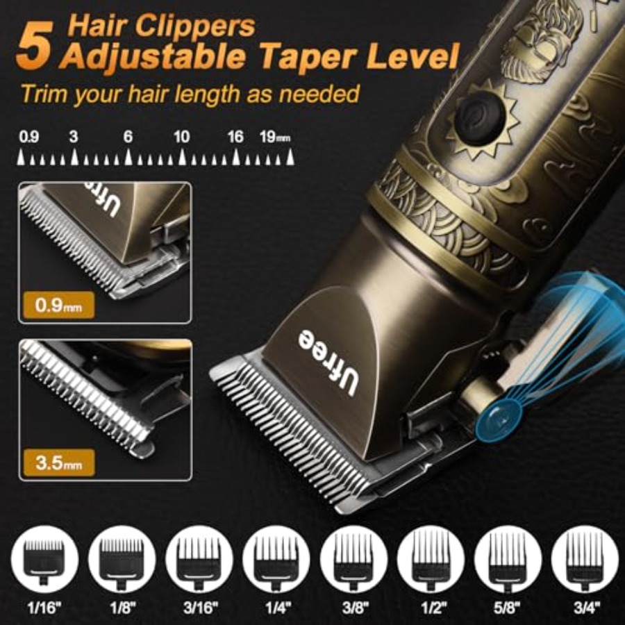Cordless Electric Hair Trimmer - Men Grooming Home reseña y precio