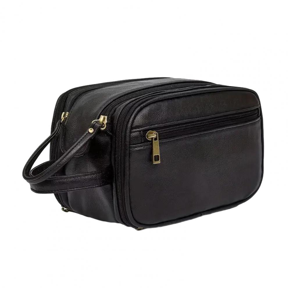 Travel Makeup Bag Faux Leather - Men'S Grooming Makeup reseña y precio