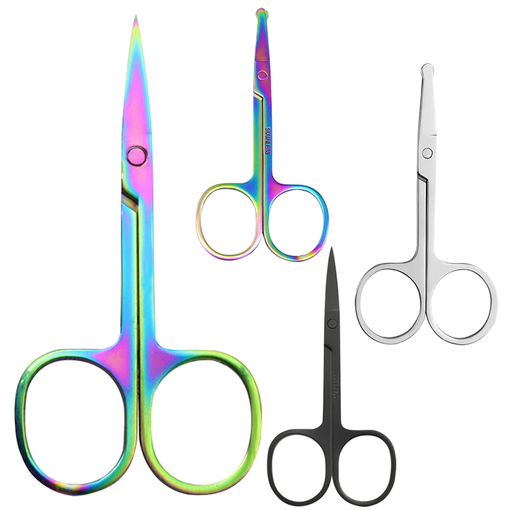 2/3PCS Eyebrow Scissors Stainl - Men'S Grooming Makeup reseña y precio