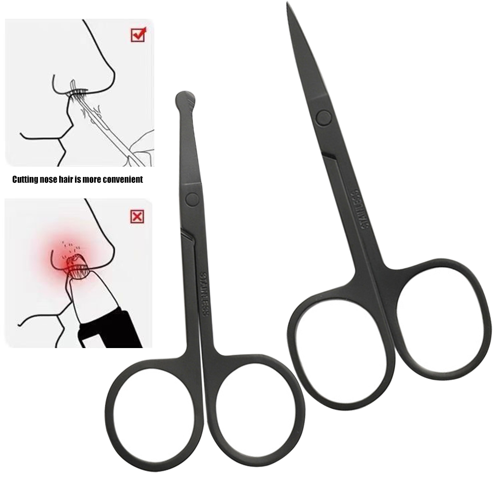 2/3PCS Eyebrow Scissors Stainl - Men'S Grooming Makeup reseña y precio