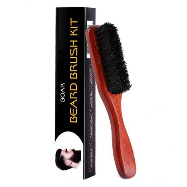 Beard Brush for Men Wooden Bri - Men Grooming Home reseña y precio