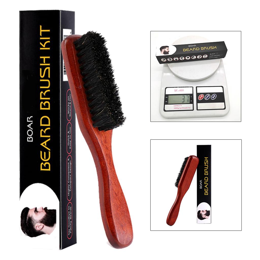 Beard Brush for Men Wooden Bri - Men Grooming Home reseña y precio