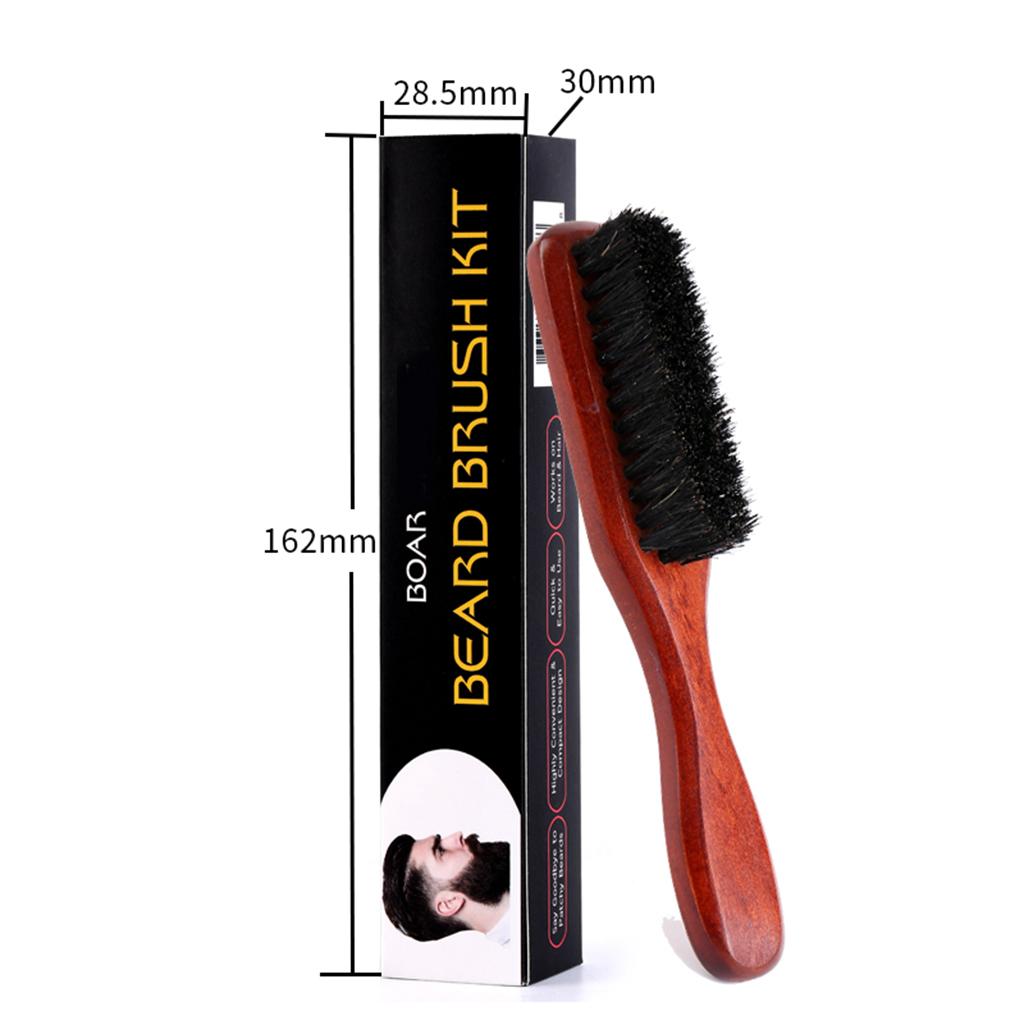 Beard Brush for Men Wooden Bri - Men Grooming Home reseña y precio