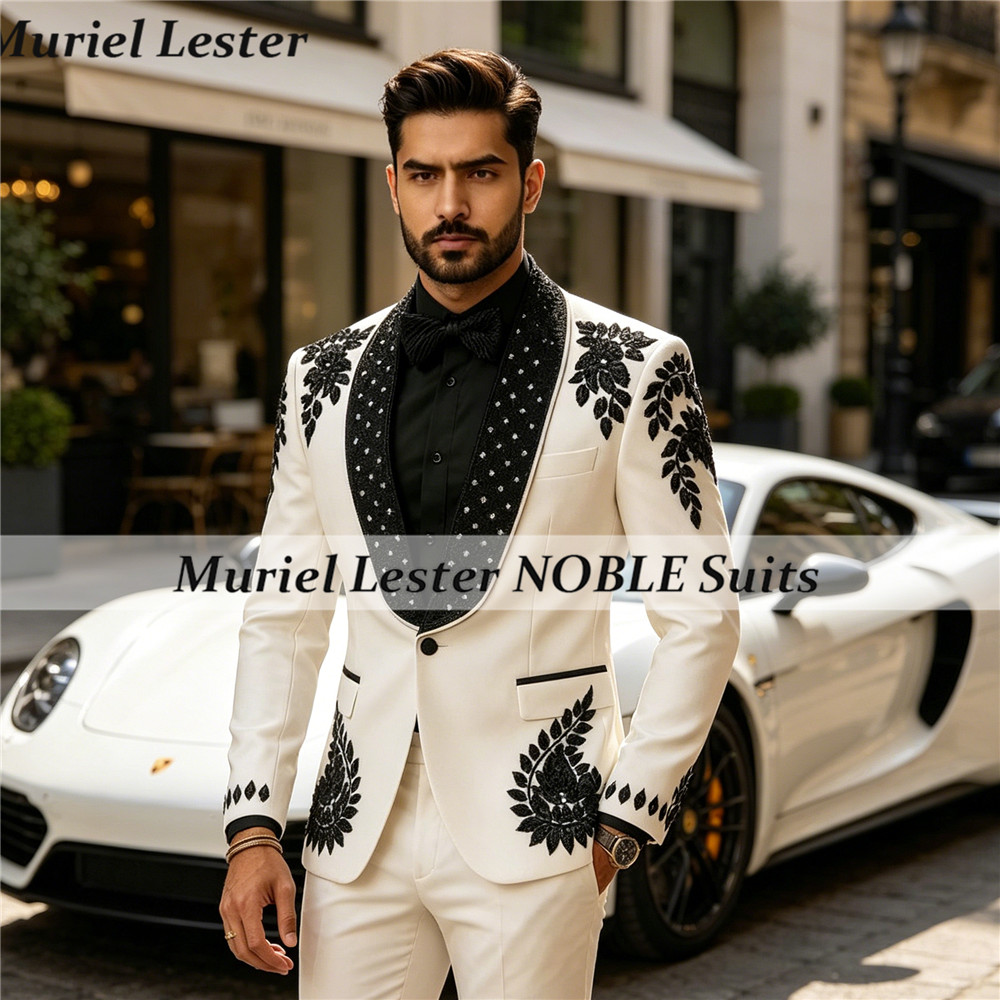 Exclusive Beaded Stones Suit M - Men Grooming Outfit reseña y precio
