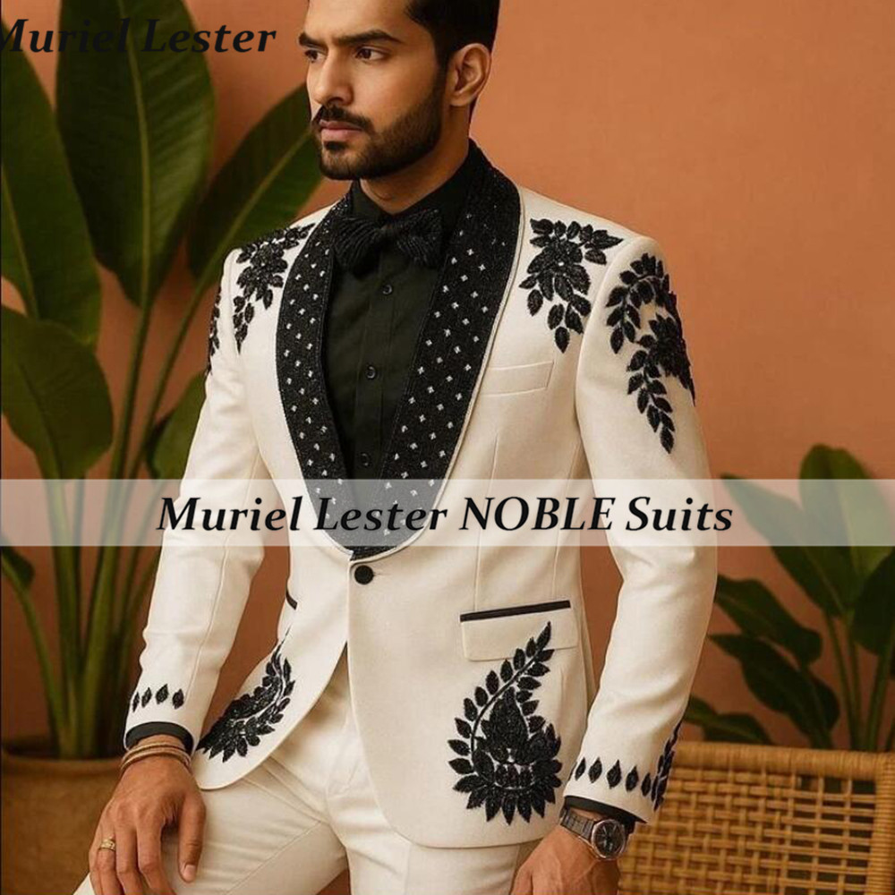 Exclusive Beaded Stones Suit M - Men Grooming Outfit reseña y precio