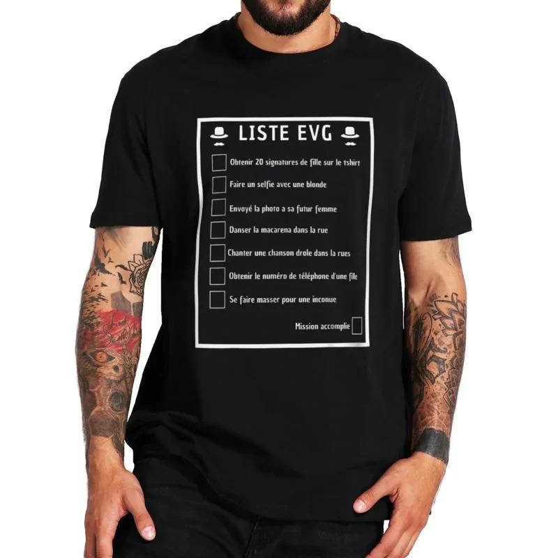 Liste EVG Bachelor Party T Shi - Men'S Grooming List reseña y precio