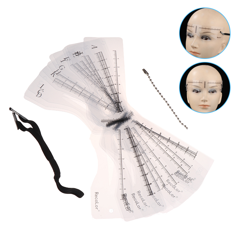 12Pcs Eyebrow Stencil Set Reus - Men'S Grooming Makeup reseña y precio