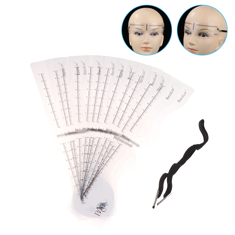 12Pcs Eyebrow Stencil Set Reus - Men'S Grooming Makeup reseña y precio