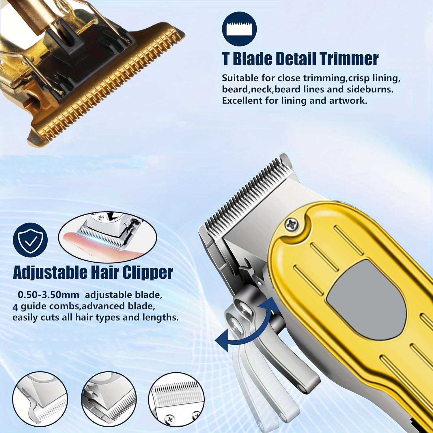 2 in 1 Electric Hair Clipper & - Men'S Grooming Haircut reseña y precio