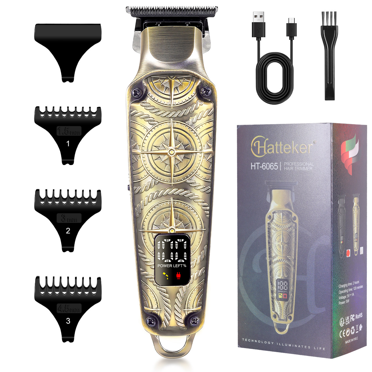 Hatteker Retro Hair Trimmer fo - Men'S Grooming Haircut reseña y precio