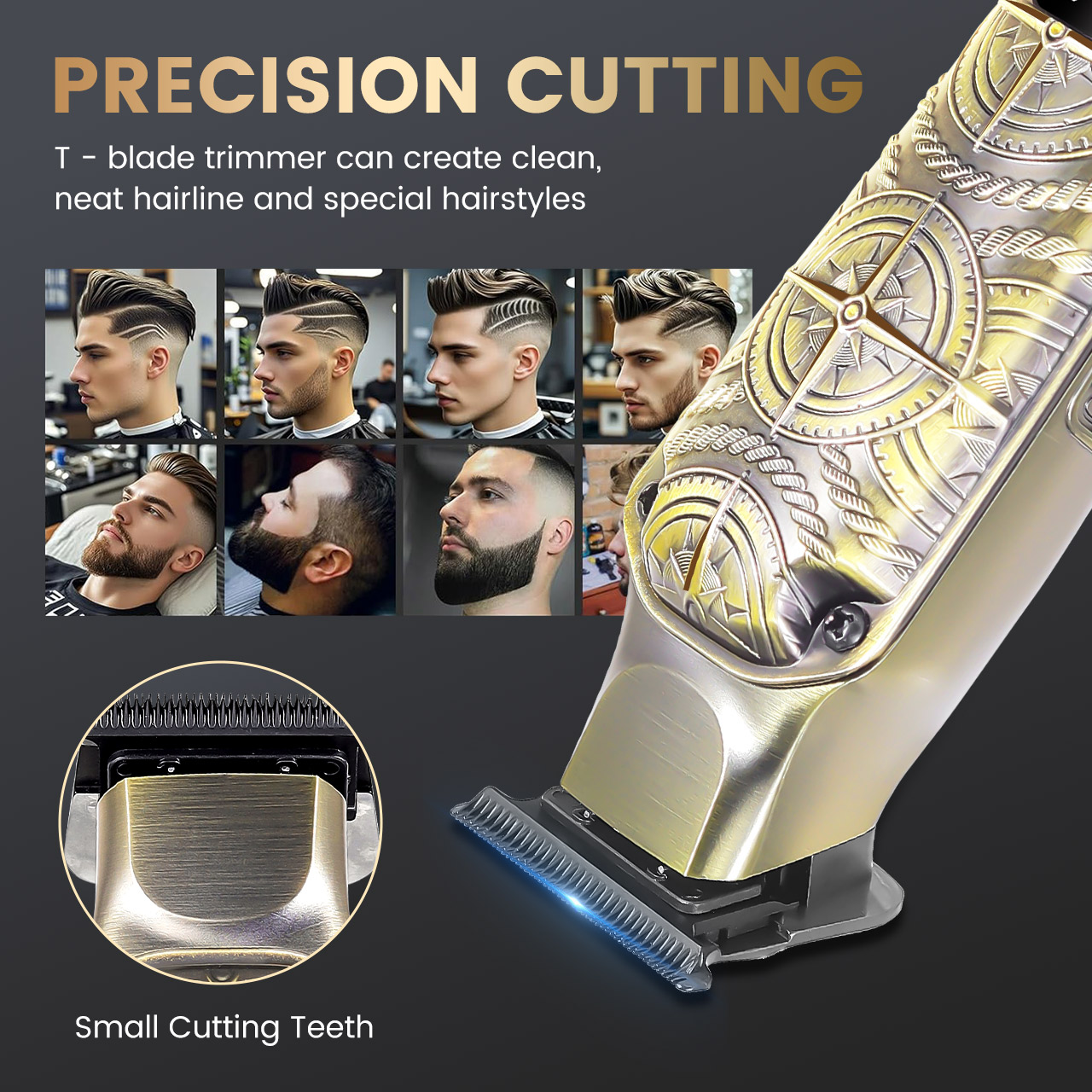 Hatteker Retro Hair Trimmer fo - Men'S Grooming Haircut reseña y precio