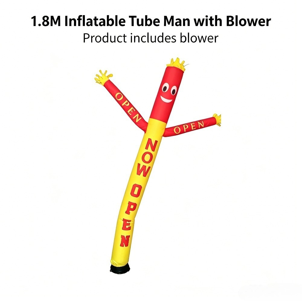 1.8M Inflatable Waving Tube Ma - Men'S Face Grooming reseña y precio