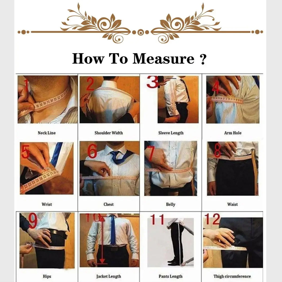 Customized Luxury Metal Embell - Men Grooming Outfit reseña y precio