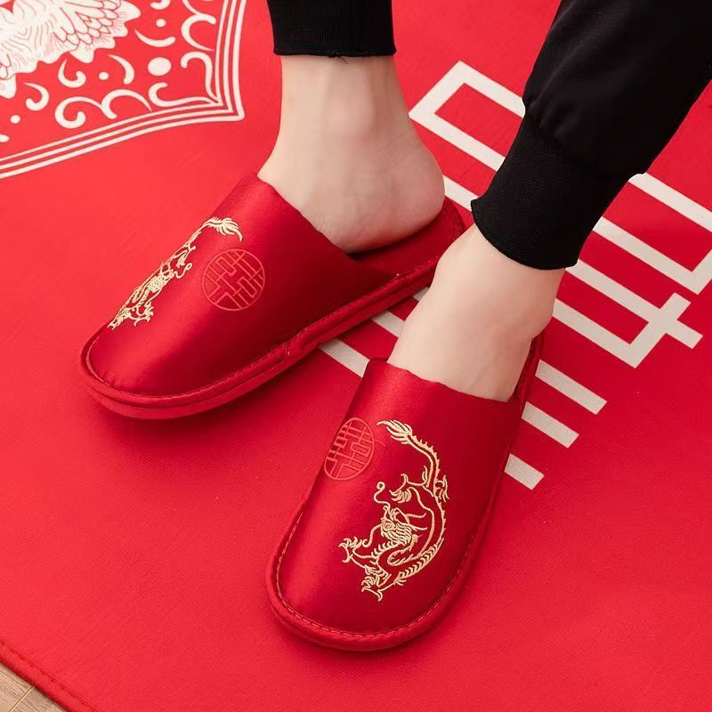 Men Silk Baotou Red Wedding Sl - Men Grooming Home reseña y precio