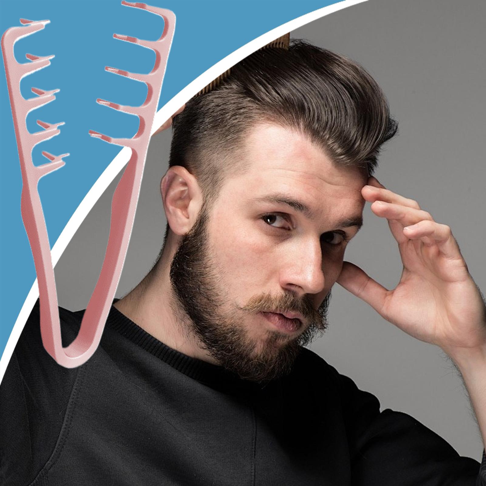 Wide Tooth Hair Comb Volumizin - Men Grooming Home reseña y precio