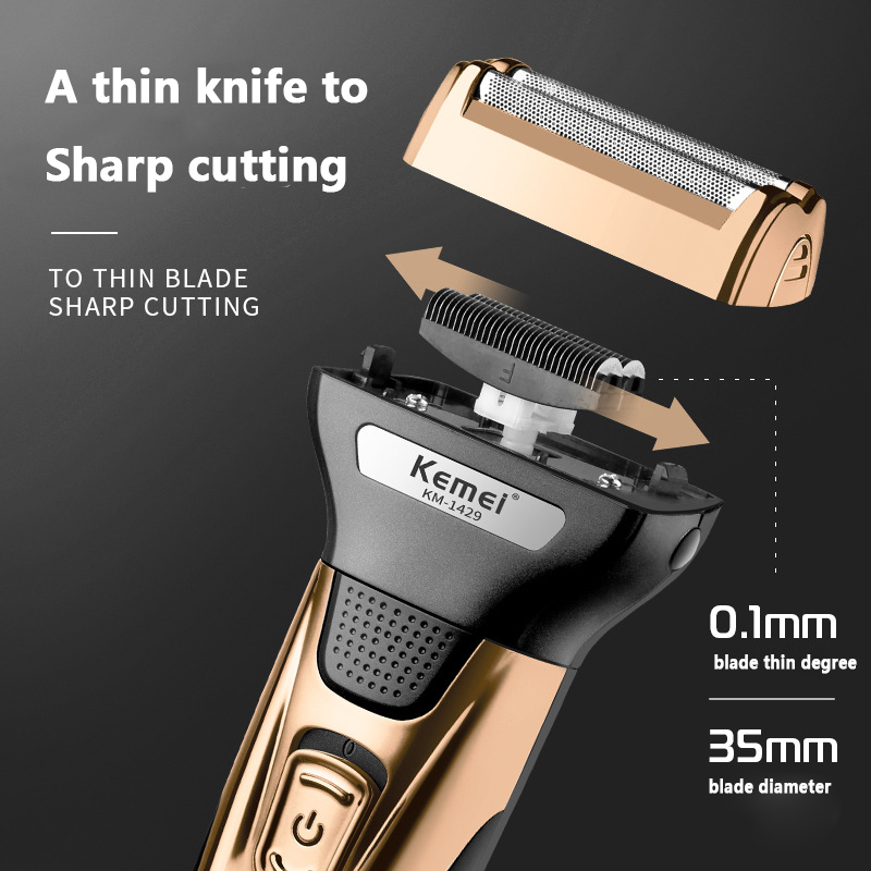 Kemei 3 In 1 Powerful Electric - Men'S Face Grooming reseña y precio