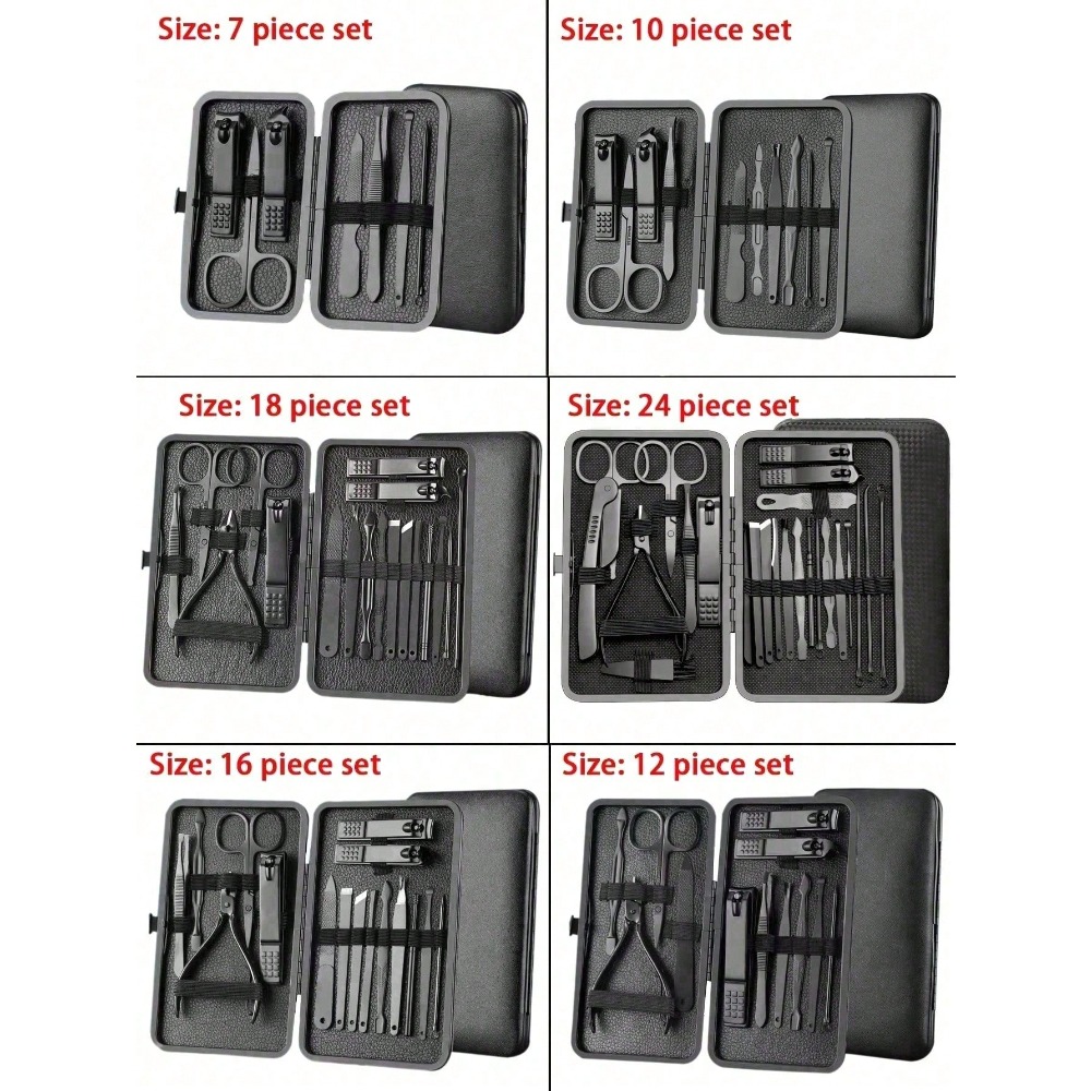 Manicure Set, Stainless Steel  - Men Grooming Home reseña y precio