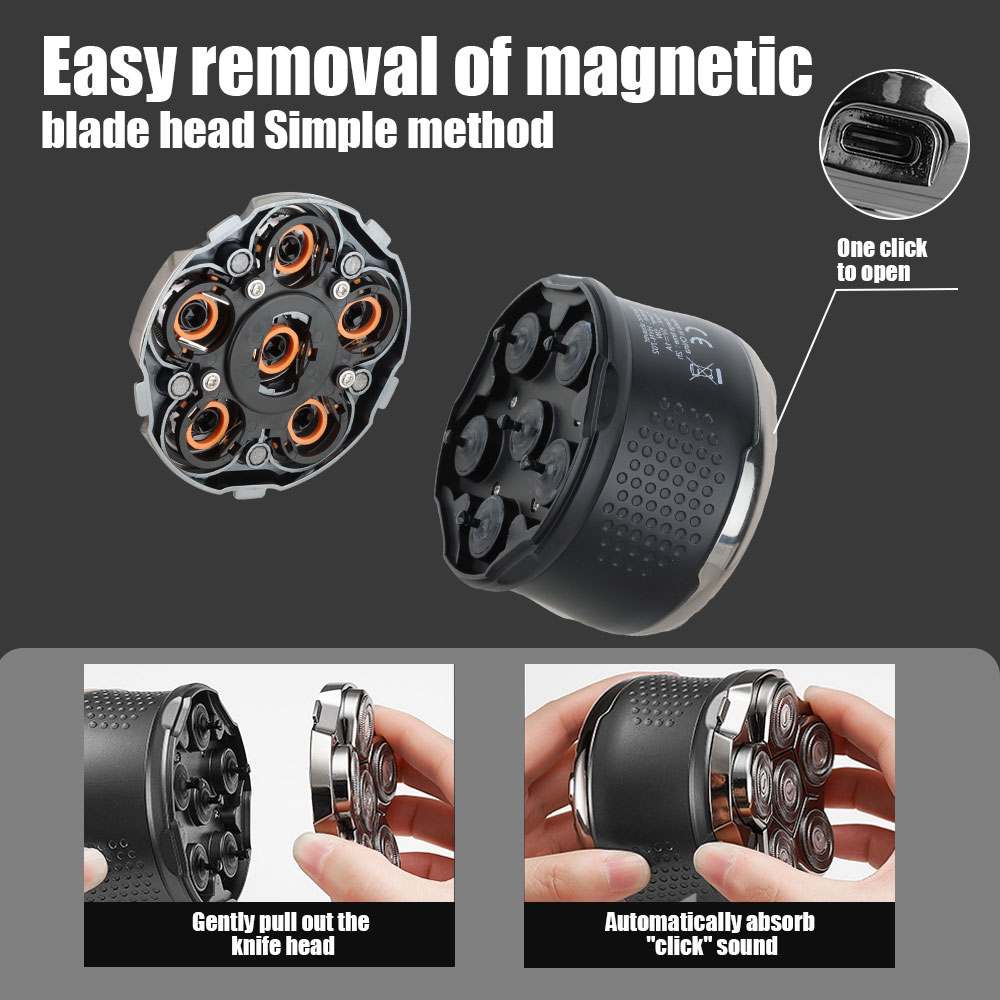 6 Heads Electric Shaver for Me - Men Grooming Home reseña y precio