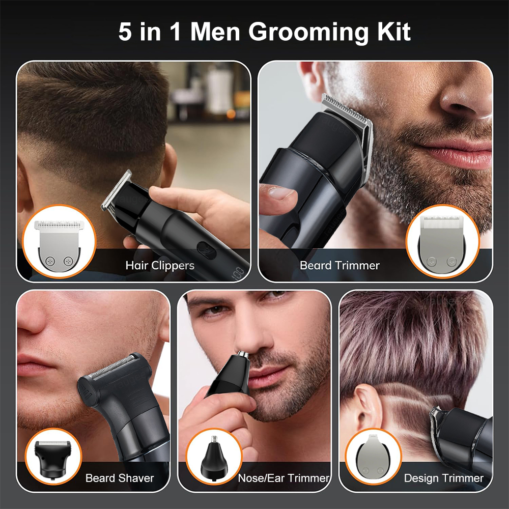 Electric Hair Trimmer Clipper  - Men'S Grooming Haircut reseña y precio
