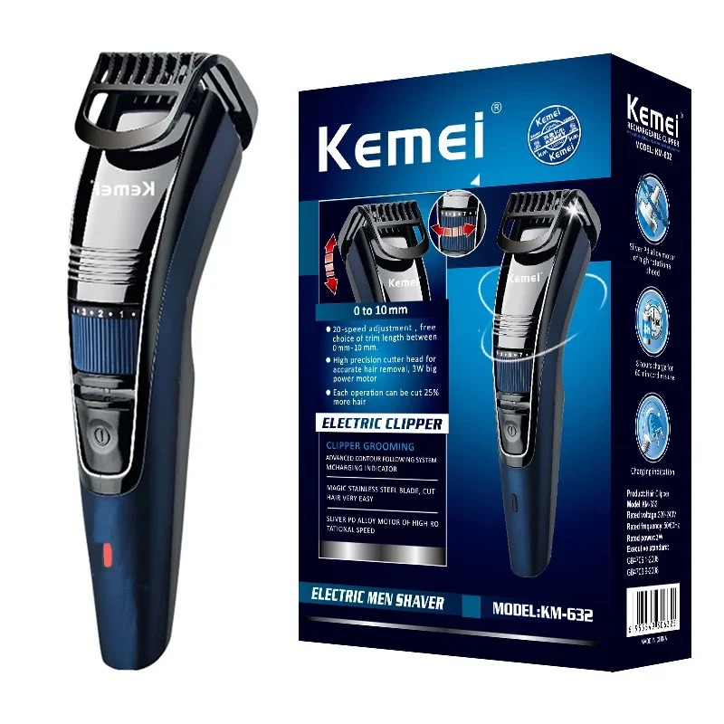Kemei 632 0.5-10mm Adjustable  - Men'S Face Grooming reseña y precio