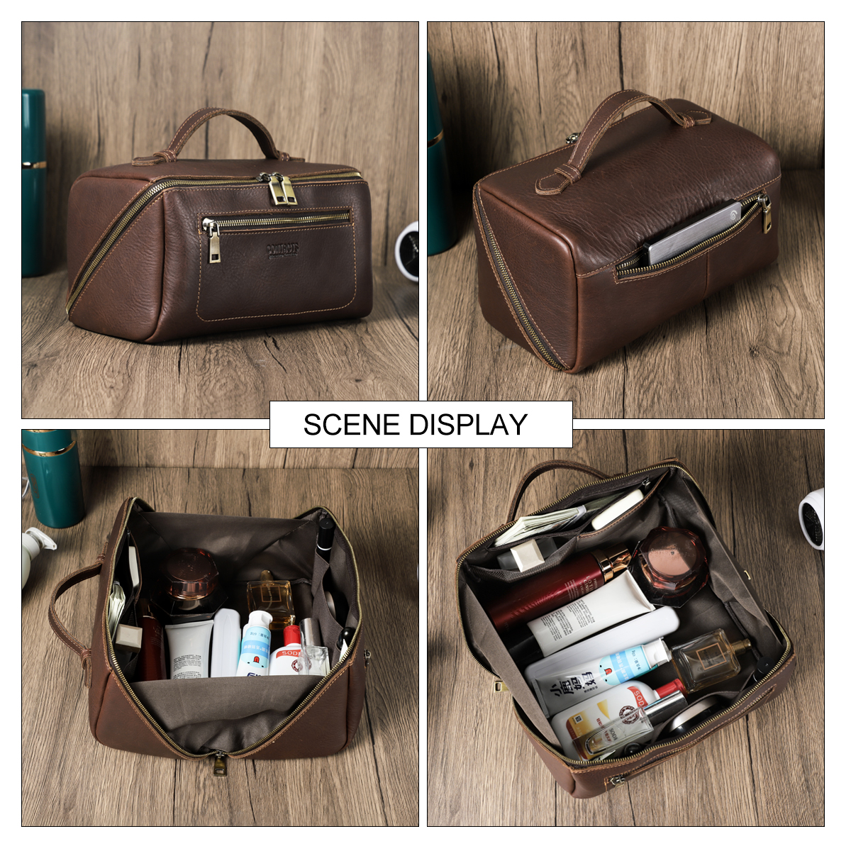 Personalized Cosmetic Bags Men - Men'S Grooming Makeup reseña y precio