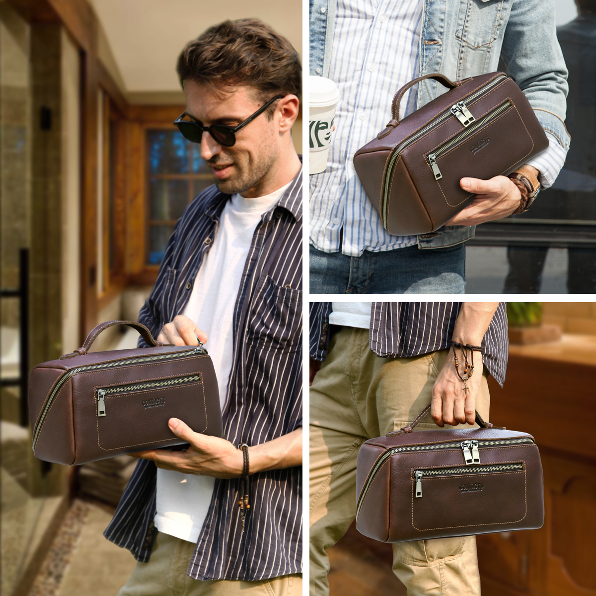 Personalized Cosmetic Bags Men - Men'S Grooming Makeup reseña y precio