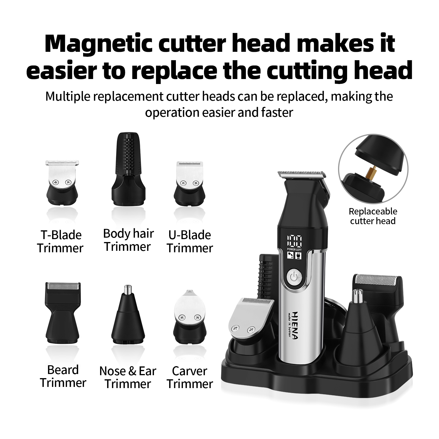 HIENA Professional Multifuncti - Men'S Grooming Haircut reseña y precio