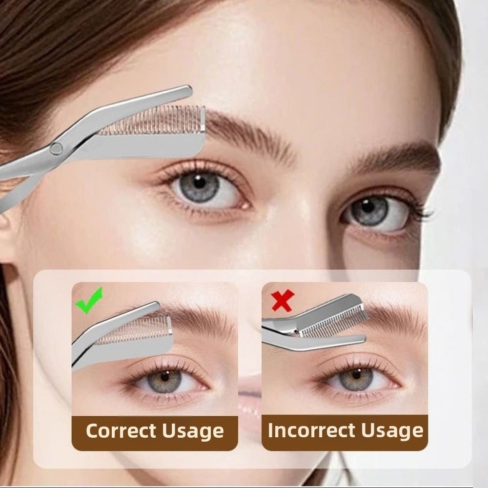 Stainless Steel Eyebrow Scisso - Men'S Grooming Makeup reseña y precio