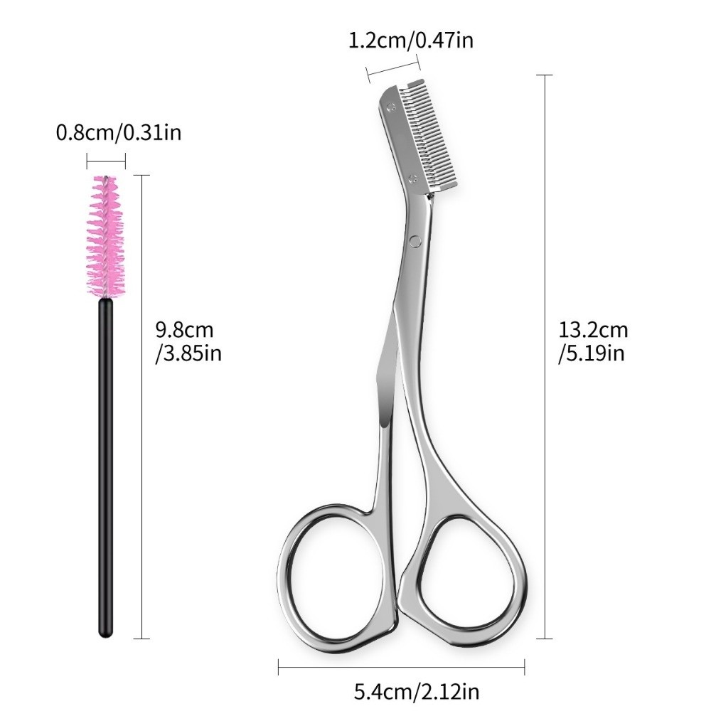 Stainless Steel Eyebrow Scisso - Men'S Grooming Makeup reseña y precio