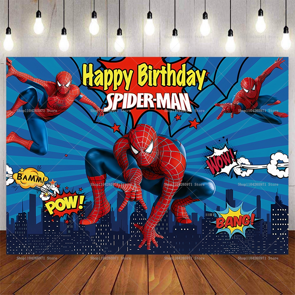 Cool Spider-Man Birthday Backd - Men'S Face Grooming reseña y precio