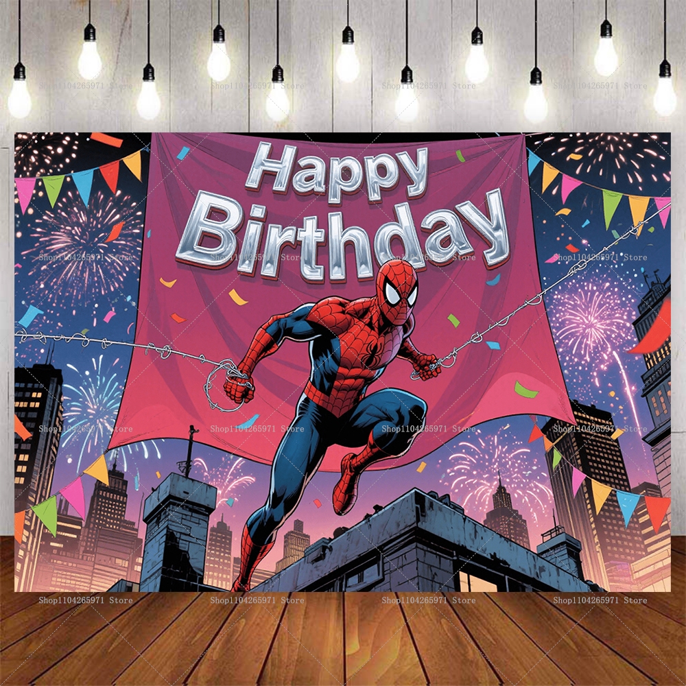 Cool Spider-Man Birthday Backd - Men'S Face Grooming reseña y precio