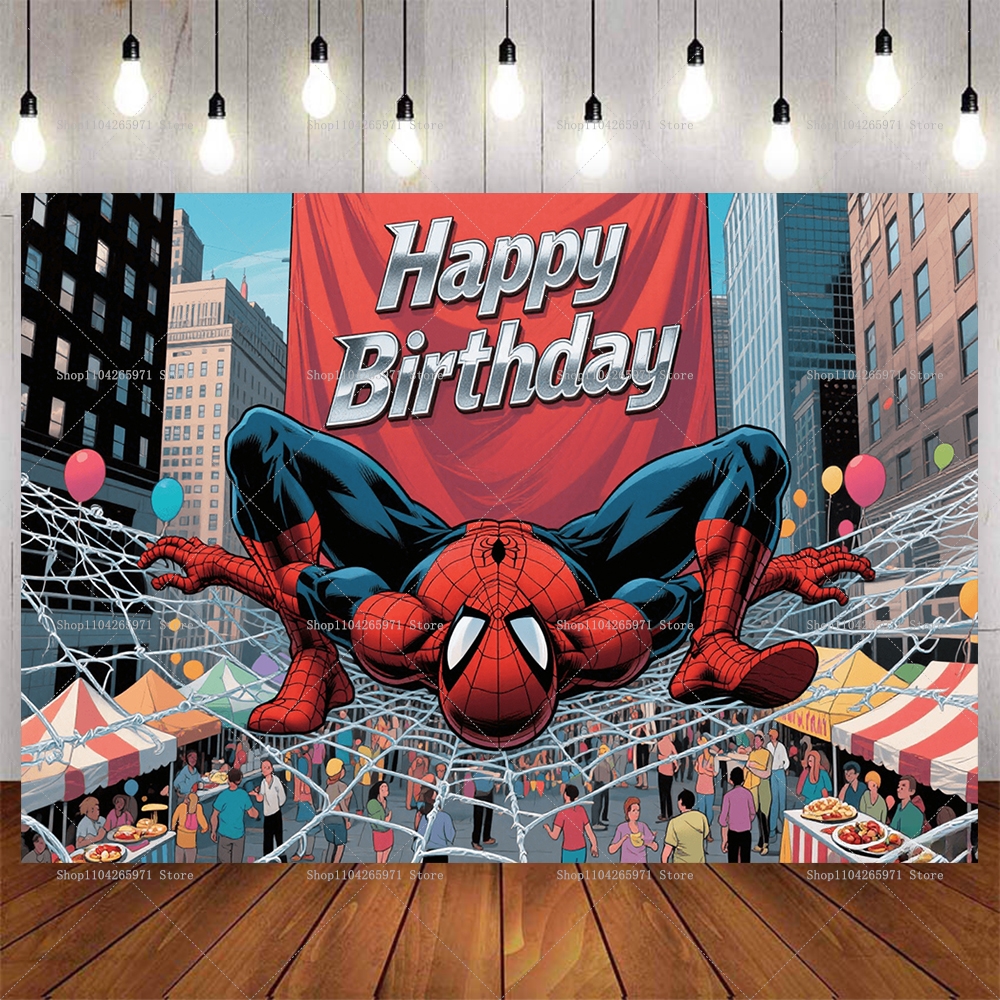 Cool Spider-Man Birthday Backd - Men'S Face Grooming reseña y precio