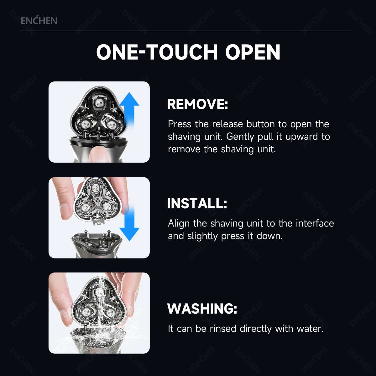 ENCHEN Blackstone's Replacemen - Men'S Face Grooming reseña y precio